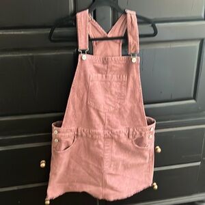 American Eagle corduroy overall skirt sz XL